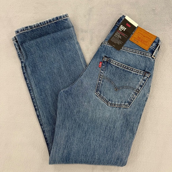 Levi's Denim - Levi's 501 '90s Selvedge Denim Light Wash Straight Leg Jeans Women's Sz W24 L30